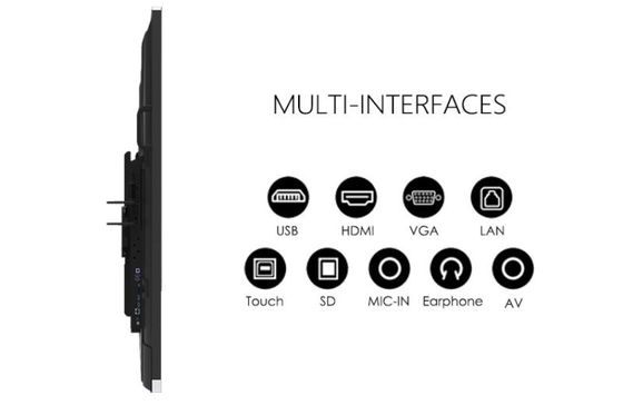 Digital Smart Interactive Whiteboard Flat Panel Infrared Android 11.0