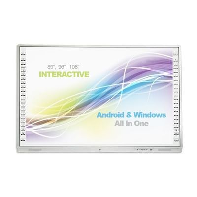 Infrared Digital Electronic Interactive Whiteboard Education Smartboard Silver