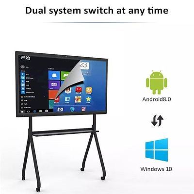 IR Multi Touch Digital Whiteboard HDMI Smart Board Interactive Display FCC