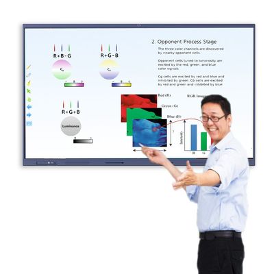 Infrared Smart Whiteboard Interactive 4K LCD Flat Panels With 13MP Camera